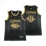 Canotte Los Angeles Lakers Kobe Bryant No 24 8 Black Mamba Nero