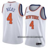 Canotte New York Knicks Isaiah Hicks Statement 2018 Bianco