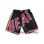 Pantaloncini Miami Heat Mitchell & Ness Big Face Nero