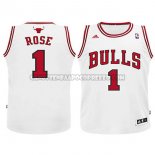 Canotte NBA Bambino Bulls Rose Bianco