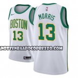 Canotte NBA Celtics Marcus Morris Ciudad 2018-19 Bianco