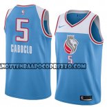Canotte NBA Kings Bruno Caboclo Ciudad 2018 Blu