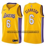 Canotte NBA Lakers Jordan Clarkson Swingman Icon 2017-18 Or