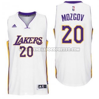 Canotte NBA Lakers Mozgov Bianco