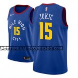 Canotte NBA Nuggets Nikola Jokic Statement 2018-19 Blu
