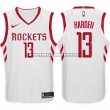 Canotte NBA Rockets James Harden 2017-18 Blanc