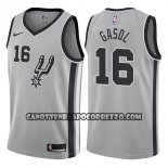 Canotte NBA Spurs Pau Gasol Statement 2017-18 Plata