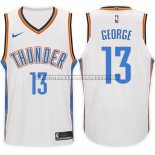 Canotte NBA Thunder Paul George 2017-18 Blanc