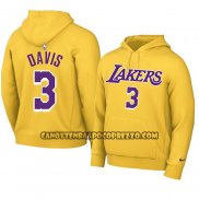 Felpa con Cappuccio Los Angeles Lakers Anthony Davis Giallo