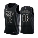 Canotte Brooklyn Nets Markieff Morris NO 88 Statement 2022-23 Nero