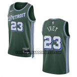 Canotte Detroit Pistons Jaden Ivey NO 23 Citta 2022-23 Verde