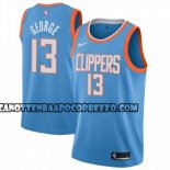 Canotte Los Angeles Clippers Paul George Citta 2019 Blu