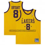 Canotte Los Angeles Lakers Kobe Bryant NO 8 Mitchell & Ness 1957 Giallo