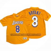 Canotte Manica Corta Los Angeles Lakers Kobe Bryant NO 8 Giallo