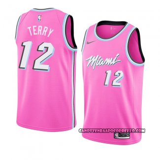 Canotte Miami Heat Heat Emanuel Terry Earned 2018-19 Rosa