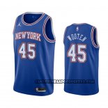 Canotte New York Knicks Kenny Wooten Statement 2020-21 Blu