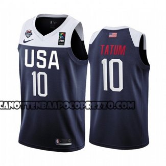 Canotte USA Jayson Tatum 2019 FIBA Basketball World Cup Blu