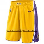Pantaloncini Lakers 2017-18 Giallo