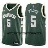 Canotte NBA Bucks D.j. Wilson Swingman Icon 2017-18 Verde