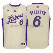 Canotte NBA Natale Lakers Clarkson 2015 Bianco