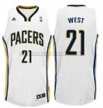 Canotte NBA Pacers West Bianco