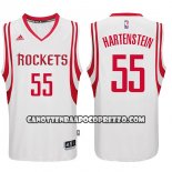Canotte NBA Rockets Isaiah Hartenstein Home 2017-18 Bianco