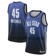 Canotte All Star 2023 Utah Jazz Donovan Mitchell NO 45 Blu