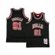Canotte Bambino Chicago Bulls Dennis Rodman NO 91 Mitchell & Ness 1997-98 Nero