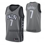 Canotte Brooklyn Nets Kevin Durant NO 7 Statement 2021 Grigio