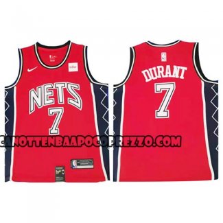 Canotte Brooklyn Nets Kevin Durant Retro Rosso