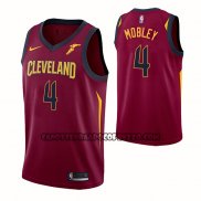 Canotte Cleveland Cavaliers Evan Mobley NO 4 Icon Rosso