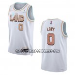 Canotte Cleveland Cavaliers Kevin Love NO 0 Citta 2022-23 Bianco