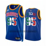 Canotte Golden State Warriors Juan Toscano-Anderson NO 95 Classic Royal Special Messico Edition Blu