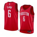 Canotte Houston Rockets Gary Clark Earned 2018-19 Rosso