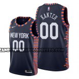 Canotte New York Knicks Enes Kanter Citta 2019 Blu