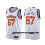 Canotte New York Knicks Taj Gibson Association Bianco