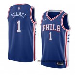 Canotte Philadelphia 76ers Landry Shamet Icon 2017-18 Blu