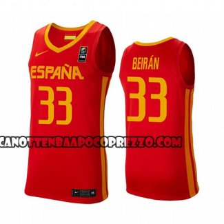 Canotte Spagna Javier Beiran 2019 FIBA Baketball World Cup Rosso