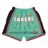 Pantaloncini Los Angeles Lakers Just Don Verde