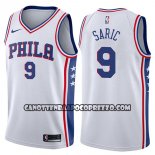 Canotte NBA 76ers Dario Saric Swingman Association 2017-18 Bianc