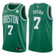 Canotte NBA Autentico Celtics Brown 2017-18 Verde