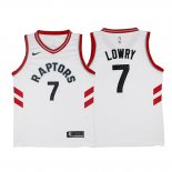 Canotte NBA Autentico Raptors Lowry 2017-18 Bianco