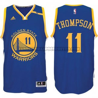 Canotte NBA Autentico Warriors Thompson Blu