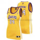 Canotte NBA Donna Lakers Bryant Giallo