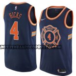 Canotte NBA Knicks Isaiah Hicks Ciudad 2018 Blu