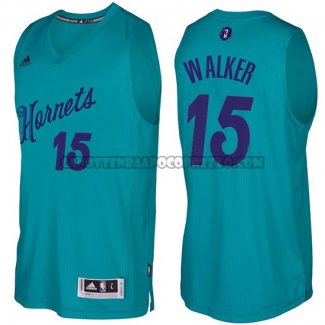 Canotte NBA Natale 2016 Kemba Walker Hornets Teal