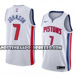 Canotte NBA Pistons Stanley Johnson Association 2018 Bianco