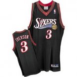 Canotte NBA Throwback 76ers Iverson Nero