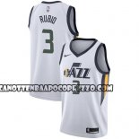 Canotte NBA Utah Jazz Ricky Rubio Association 2017-18 Bianco