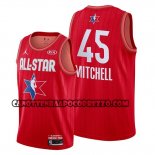 Canotte All Star 2020 Utah Jazz Donovan Mitchell Rosso